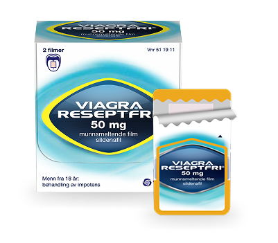 50 mg, blå VIAGRA koble pakke
